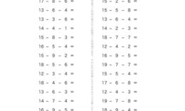たし算やひき算を用いて、より深く計算の仕組みを学ぶ単元です。くり下がりを頭で理解できるよう、くり返し学習で理解度を深めて行きます。