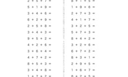 たし算やひき算を用いて、より深く計算の仕組みを学ぶ単元です。くり上がりを頭で理解できるよう、くり返し学習で理解度を深めて行きます。