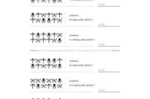 イラストを使った問題で、視覚的な数的感覚を養います。問題や対象物を間違いなく読み取れるよう、基本的な学力を向上させます。