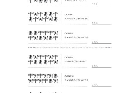 イラストを使った問題で、視覚的な数的感覚を養います。問題や対象物を間違いなく読み取れるよう、基本的な学力を向上させます。