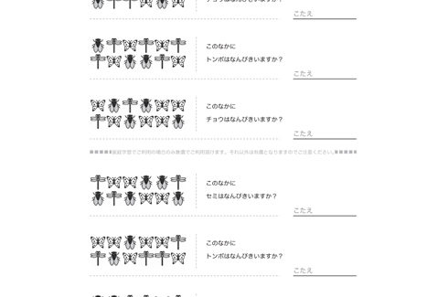 イラストを使った問題で、視覚的な数的感覚を養います。問題や対象物を間違いなく読み取れるよう、基本的な学力を向上させます。
